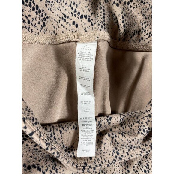 Varley Century 2.0 Snake Print High-Waisted Leggings Beige Black - Size Small (S - Picture 7 of 12